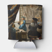 Johannes Vermeer - 絵画の寓話 缶クーラー (裏面)