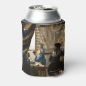 Johannes Vermeer - 絵画の寓話 缶クーラー (缶裏面)