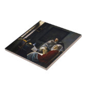 Johannes Vermeer - Girl Interrupt At Her Music タイル (側面)