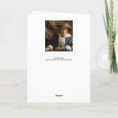 Johannes Vermeer - Girl with a Flute カード (裏面)