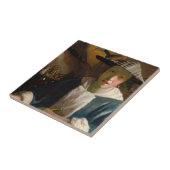 Johannes Vermeer - Girl with a Flute タイル (側面)