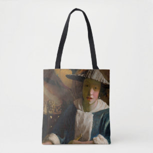Johannes Vermeer - Girl with a Flute トートバッグ