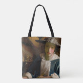 Johannes Vermeer - Girl with a Flute トートバッグ (裏面)