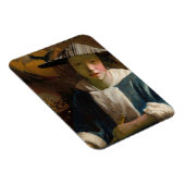 Johannes Vermeer - Girl with a Flute マグネット (右側)