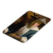 Johannes Vermeer - Girl with a Flute マグネット (左側)