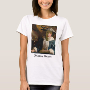 Johannes Vermeer - Girl with a Flute Tシャツ