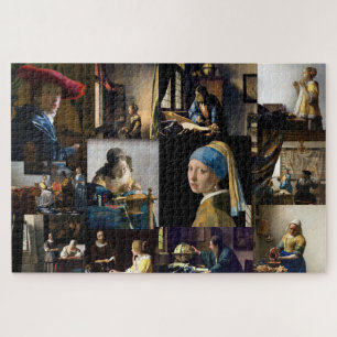 Johannes Vermeer - Masterpieces Patchwork ジグソーパズル