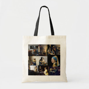 Johannes Vermeer - Masterpieces Patchwork トートバッグ