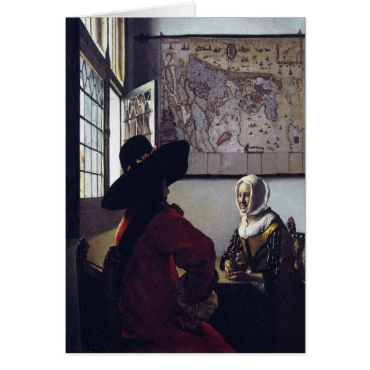 Johannes Vermeer、Officer and Laughing Girl (正面)