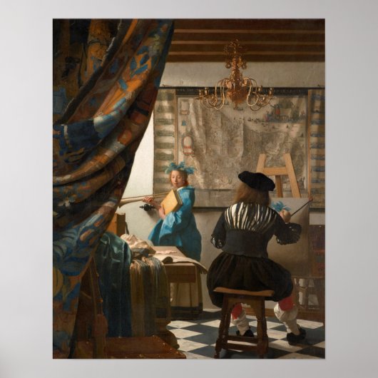 Johannes Vermeer - The Art Of 絵画 Of ポスター (正面)