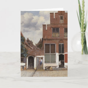 Johannes Vermeer, View Of Houses In Delft カード