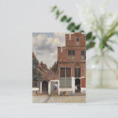Johannes Vermeer, View Of Houses In Delft ポストカード (スタンド正面)