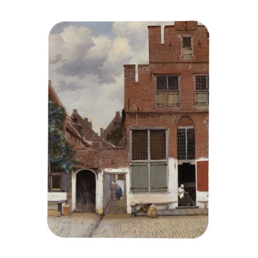 Johannes Vermeer, View Of Houses In Delft マグネット (縦)