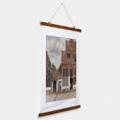 Johannes Vermeer, View Of Houses In Delft 吊り下げ型タペストリー (傾斜あり)