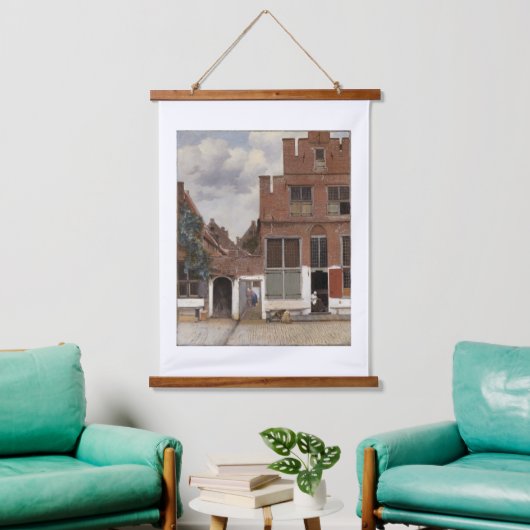 Johannes Vermeer, View Of Houses In Delft 吊り下げ型タペストリー (リビング)