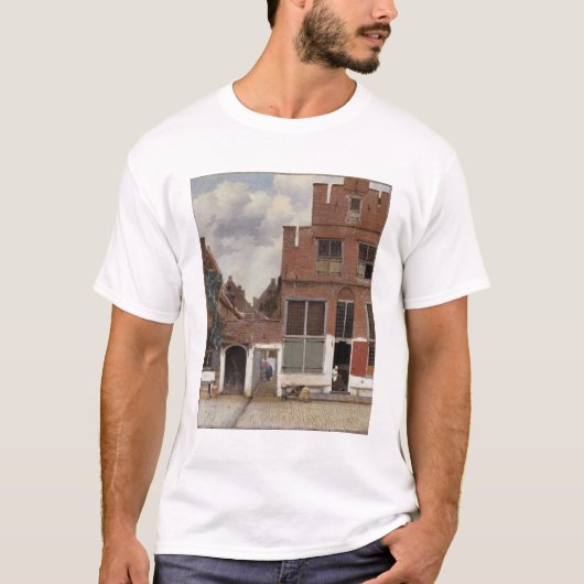 Johannes Vermeer, View Of Houses In Delft Tシャツ (正面)