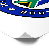 Johannesburg South Africa ポスター (角)