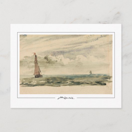 John巡査#409-2 -ファインアートはがき ポストカード (正面)