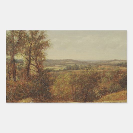 John巡査 – Dedham Vale 長方形シール (正面)
