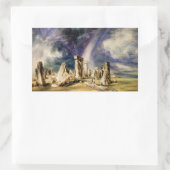 John巡査 – Stonehenge 長方形シール (バッグ)