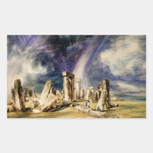 John巡査 – Stonehenge 長方形シール (正面)