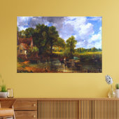 JOHN巡査 – The Hay Wain - 1821 – ロマン主義 キャンバスプリント (インサイチュ (リビング))