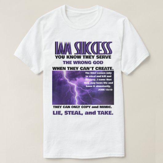JOHN 10:10 Tシャツ (デザイン正面)
