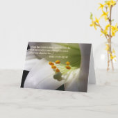 John 11:25聖なる書物、 経典カード カード (黄色い花)