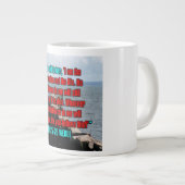 John 11:25-26 WEBU Mug ジャンボコーヒーマグカップ (正面右)