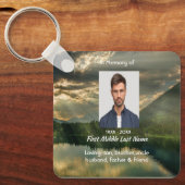 John 11: 25, Scripture Memorial Keepsake  キーホルダー (正面)