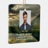 John 11: 25, Scripture Memorial Keepsake セラミックオーナメント (右)