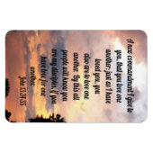 John 13:34-35 マグネット (横)