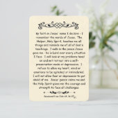 John 14聖なる書物、 経典ノートカードヴィンテージの背景 (スタンド正面)