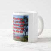 John 14:27 WEBU Mug ジャンボコーヒーマグカップ (正面右)