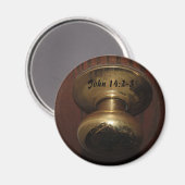 John 14:2-3ドアノブマグネット マグネット (正面/裏面)