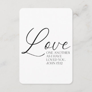 John 15:12聖なる書物、 経典メモリカード