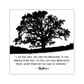 John 15:5 Sacred Tree of Life  ラバースタンプ (インプリント)