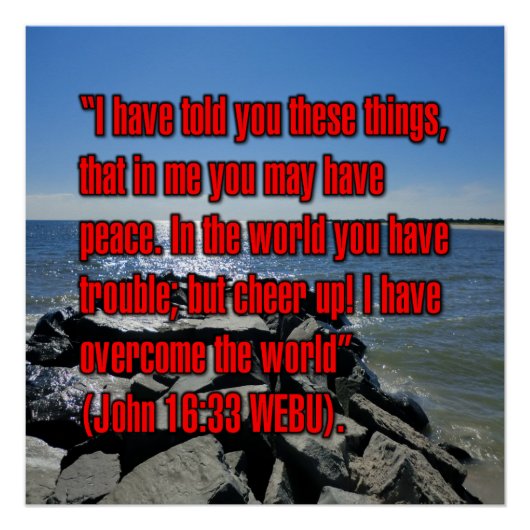 John 16:33 WEBU ポスター (正面)