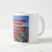 John 16:33 WEBU Mug ジャンボコーヒーマグカップ (正面右)