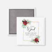 John 1 14 Bible verse マグネット (正面/裏面)