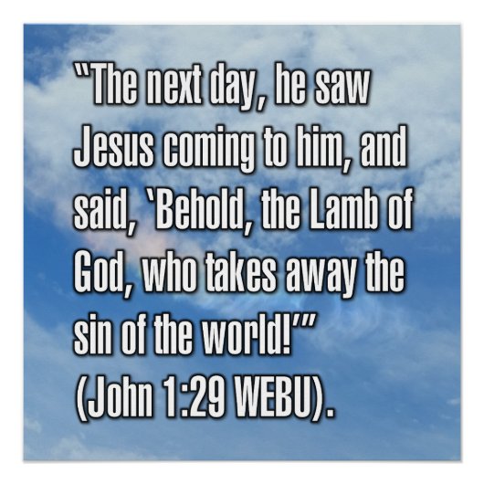 John 1:29 WEBU ポスター (正面)