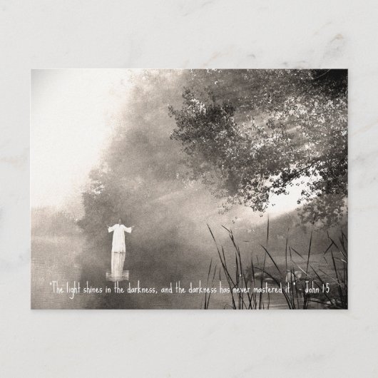 JOHN 1:5はがき ポストカード (正面)