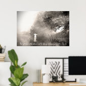 JOHN 1:5ポスター ポスター (ホームオフィス)