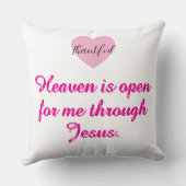 John 1:51 Christian Throw Pillow 20x20 クッション (裏面)