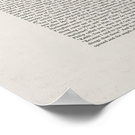 John 1, Bible Verse, Modern Bible, Scripture Wall  ポスター (角)