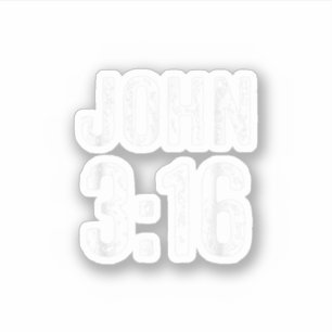 John 316 Christian Bible Verse John 3 16 Bible Gif シール