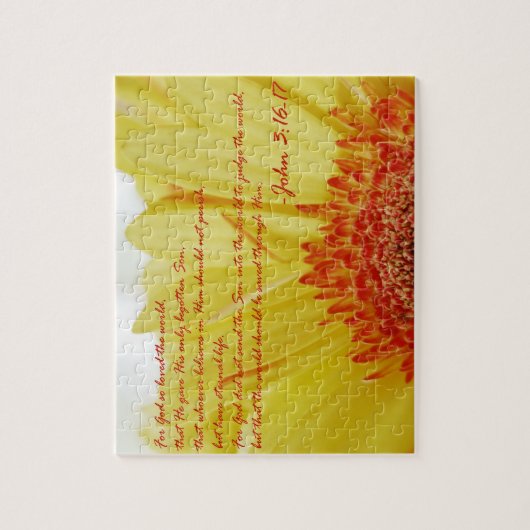 John 3:16の春 ジグソーパズル (縦)