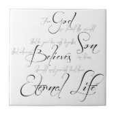 John 3:16スクリプト タイル (正面)