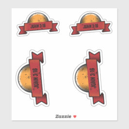 John 3:16デザインカスタムカットビニール シール