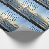 JOHN 3:16ブルースカイ聖なる書物、 経典写真 ラッピングペーパー (角)